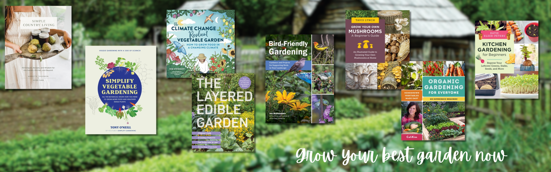 gardening books banner