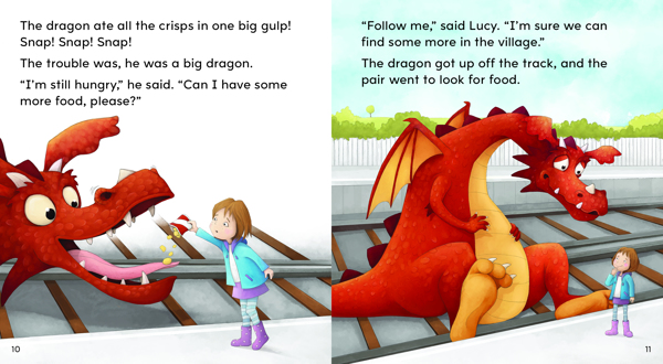 Reading Gems: The Helpful Dragon (Level 4)
