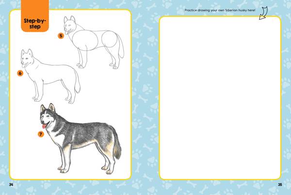 Dogs & Puppies Drawing & Activity Book